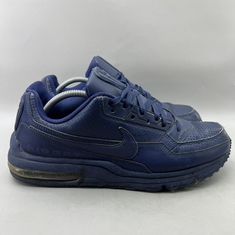 Nike Air Max LTD 3 Running Shoes Men Size 12‎ Blue Leather Comfort Low Sneakers